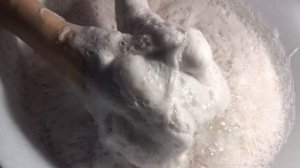 ASMR/Soap gel (soaked soap), sponge squeezing, sponge rinsing