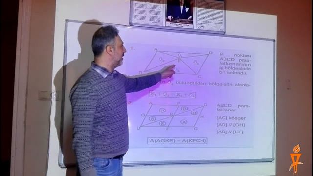 Amanos Koleji - Geometri Dersi - Paralel Kenar ve Eşkenar Dörtgen - Çağdaş Ünsal - Online Eğitim смотреть онлайн