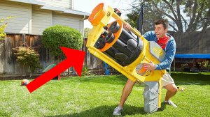 Самая Большая Пушка Nerf (Марк Робер НАСА | Mark Rober NASA)