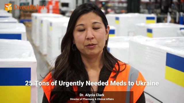 Direct Relief: 25 Tons of Medical Aid Bound for Ukraine смотреть онлайн