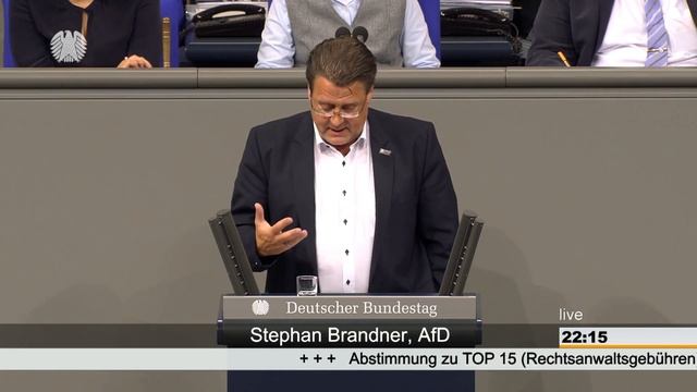 Stephan Brandner: Rechtsanwaltsgebühren [Bundestag 09.05.2019] смотреть онлайн