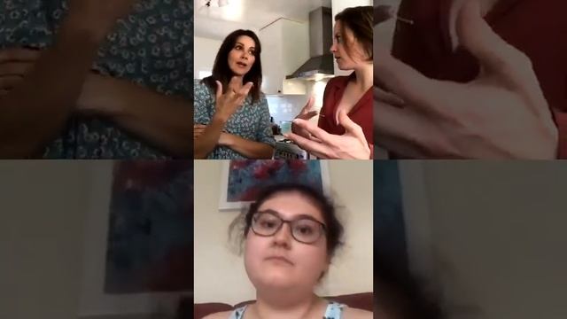 Danielle Savre and Stefania Spampinato IG live 31/07/2020 смотреть онлайн