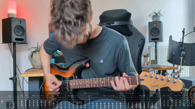 Sum 41 - Dopamine (Guitar Cover With TAB) смотреть онлайн