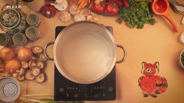 Mei from Turning Red Makes Congee | Cooking with Pixar | Pixar смотреть онлайн