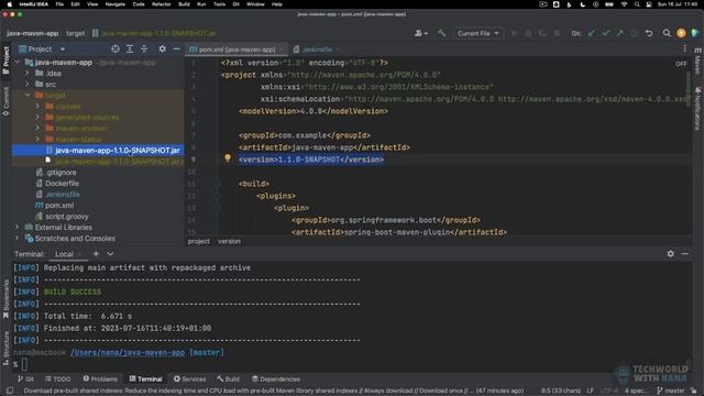 8.17 Dynamically Increment Application version in Jenkins Pipeline Part 1 смотреть онлайн