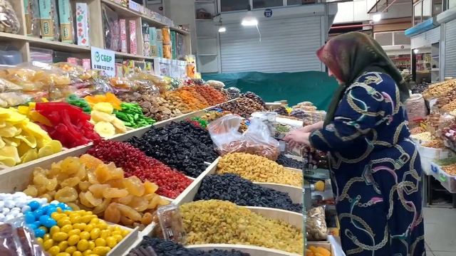 Сладкий рай на рынке Махачкалы, Урбеч, покупаем Хонобах и конфеты Дагестан 10.05.2023 смотреть онлайн