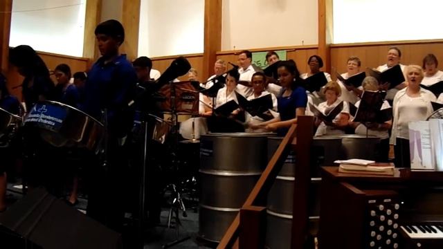 Hallelujah Chorus Marabella Steel Drum Orchestra EUC Choir смотреть онлайн