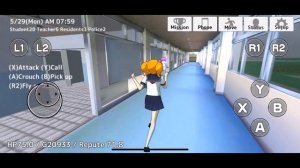 Playing as RAIBARU FUMETSU in School Out Simulator2!