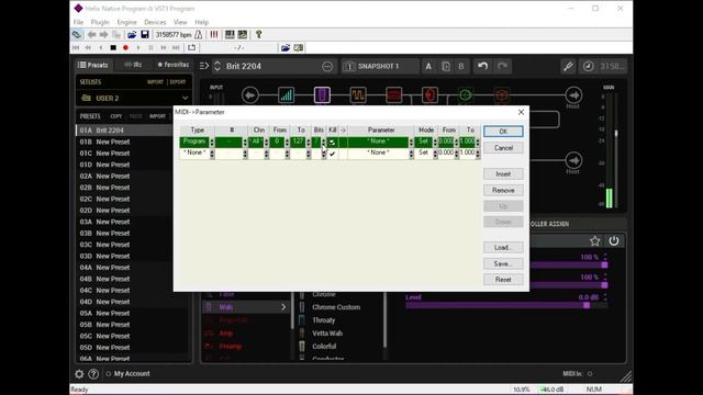 Helix Native スタンドアロン MIDIペダルで Snapshot 切替え смотреть онлайн
