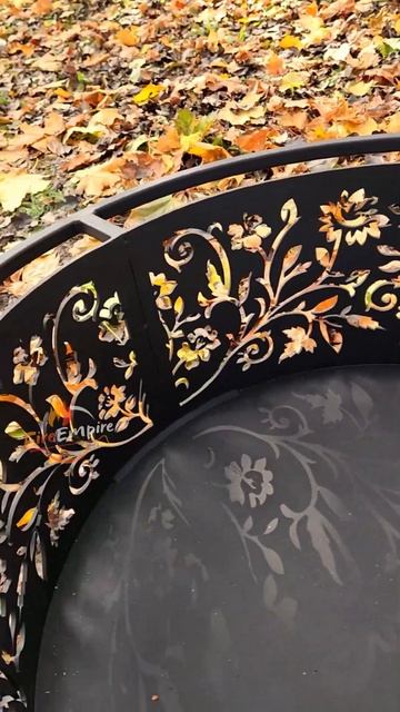 Фантазийная костровая чаша "Цветы" смотреть онлайн