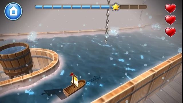 Мила и Вупсень играют в кораблики с Лунтиком (Игра про Лунтика для детей) смотреть онлайн