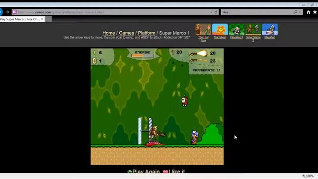 Play Super Marco 1 Free Online Games Vemoz Flash Games смотреть онлайн