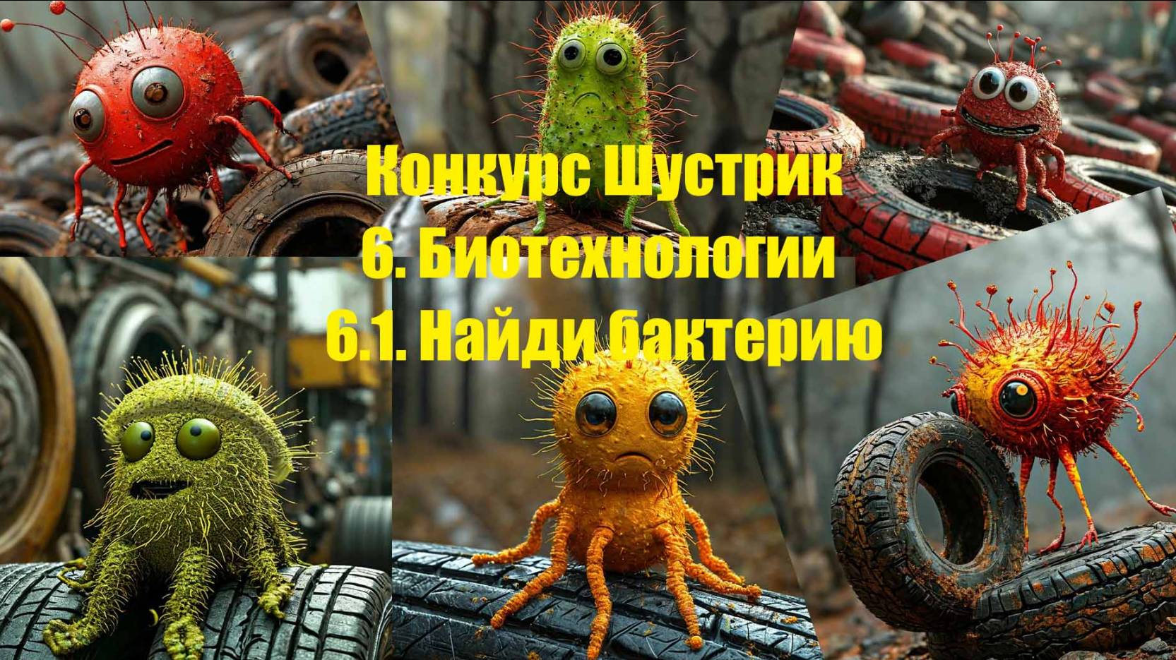 Конкурс Шустрик 2025 - 6. Биотехнологии 6.1. Найди бактерию смотреть онлайн