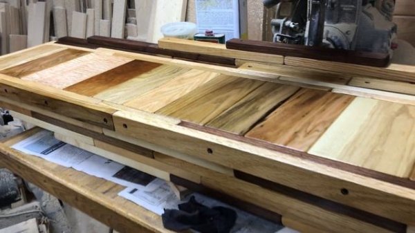 Curly Hard Maple Wood Example With Other Hardwoods ...Wood Working Projects