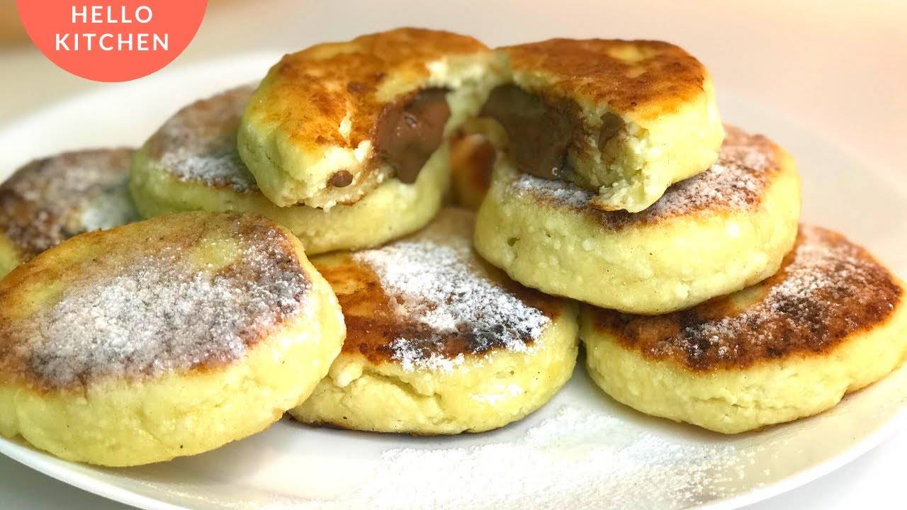 СЫРНИКИ ИЗ ТВОРОГА С СЮРПРИЗОМ😍 Как приготовить пышные сырники | Рецепт смотреть онлайн
