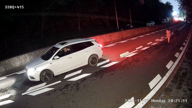 4k full color IP Camera night demo(Human & Vehicle detection) смотреть онлайн