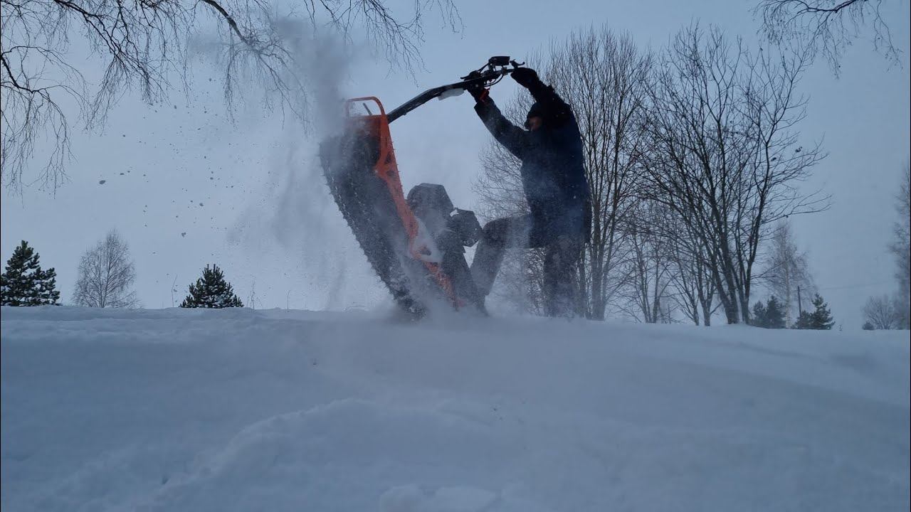 Финальная часть сборки Сноубайка,новости по ниве,финал мотобуксировщика на 500гусле смотреть онлайн