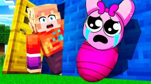 ШОК! 😱 НАМ ПОДКИНУЛИ СПРУНКИ РЕБЁНКА ПОД ДВЕРЬ! ЧТО ДЕЛАТЬ В МАЙНКРАФТ?