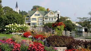 САДЫ США Mackinac Island Всемирно известный ОСТРОВ САДОВ МАКИНАК  2023