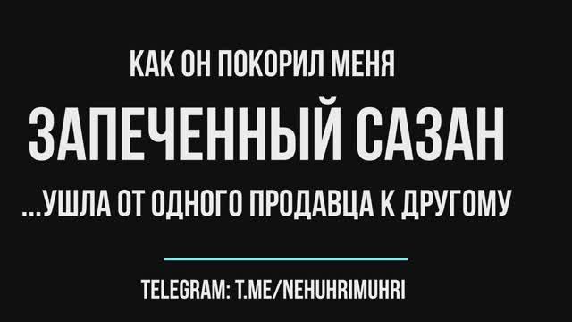 Как он покорил меня запеченным сазаном (...ушла от одного продавца к другому) смотреть онлайн