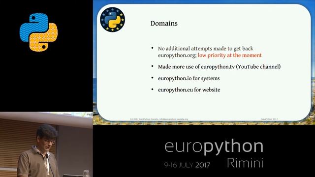 Marc-Andre Lemburg - EPS General Assembly 2017 смотреть онлайн