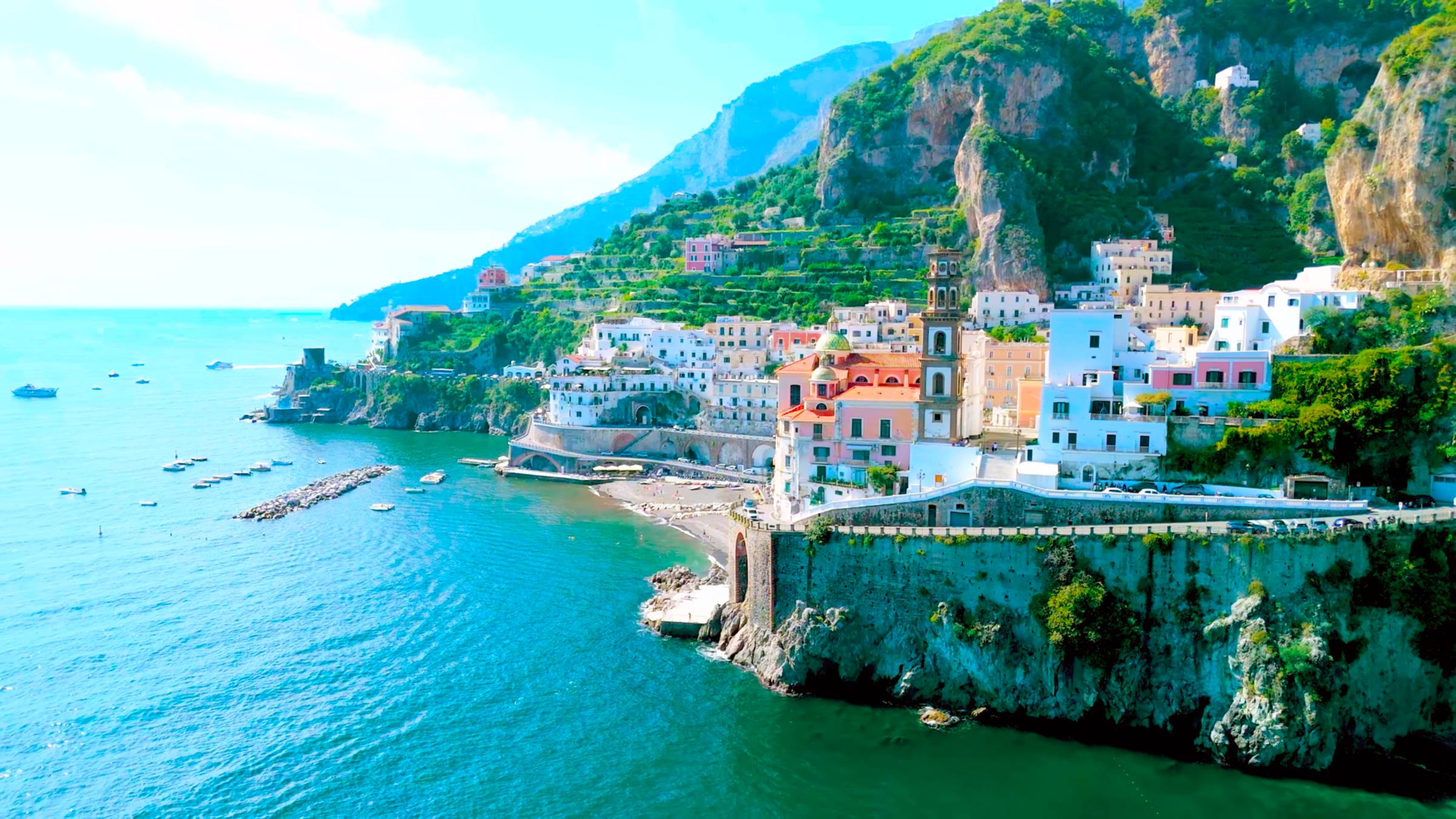 Нереальные места, красивые виды с воздуха - 4K HDR 60 fps Dolby Vision | #шариклайф смотреть онлайн