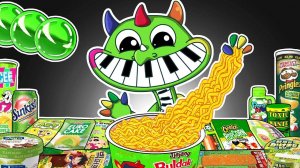 Магазин товаров первой необходимости ПИАНОЗАВР, Зеленая еда, Мукбанг Поппи, Время игры