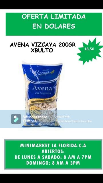PROMCION EN RUBRO AVENA Y AZUCAR , MINIMARKET LA FLORIDAMARACAIBO-ZULIA-VENEZUELA смотреть онлайн