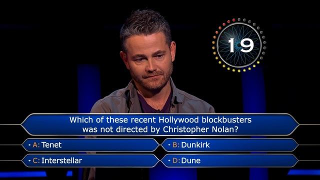 Did Christopher Nolan Direct Dune? | Who Wants To Be A Millionaire смотреть онлайн