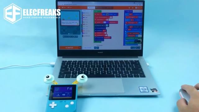 Аркадная консоль ELECFREAKS для создания собственных игр в среде Makecode смотреть онлайн