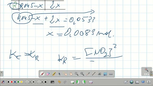 RÓWNOWAGA REAKCJI .ZADANIE 14 CKE 2022 MARZEC. do tablicy. #chemia #chemistry смотреть онлайн
