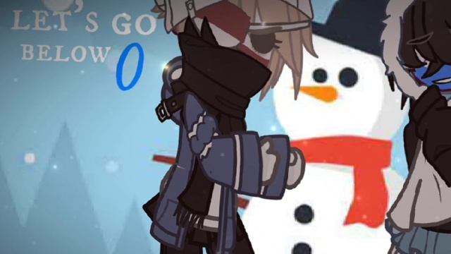 // snowman // gacha club // countryhumans // ⚠️ship you may not like ⚠️ // Antartica X Greenland // смотреть онлайн