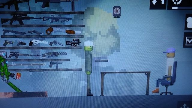 У меня дома.Полу-финал.Грабёж оружейного магазина.