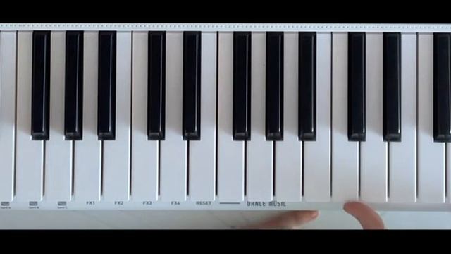 Музыка АНГЕЛОВ на ПИАНИНО! Как играть очень красивую мелодию одной рукой. Просто для начинающих.