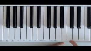 Музыка АНГЕЛОВ на ПИАНИНО! Как играть очень красивую мелодию одной рукой. Просто для начинающих.