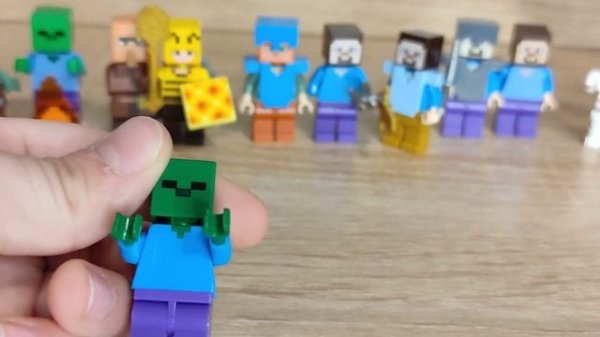 Моя коллекция лего майнкрафт.