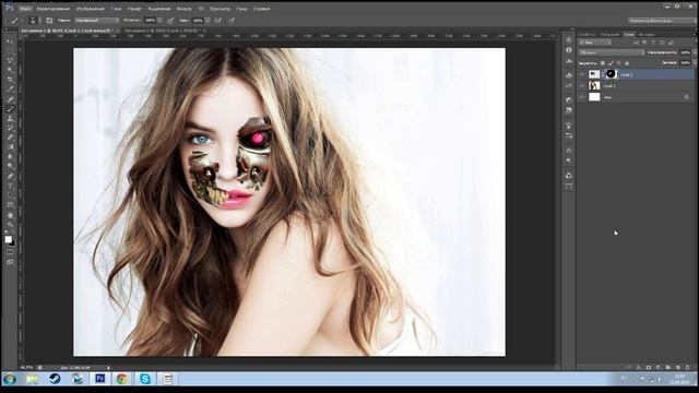 SpeedArt#1 Из девушки в киборга смотреть онлайн