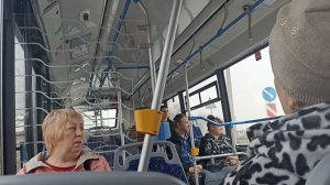 Поездка на электробусе.