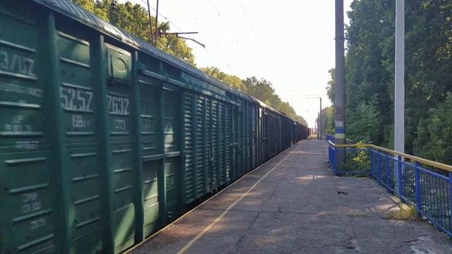 ДЕ1 - 027 с грузовым составом смотреть онлайн