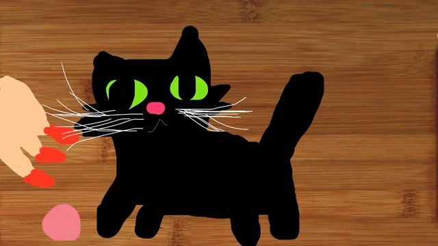 Кошка Мурка ест колбасу смотреть онлайн