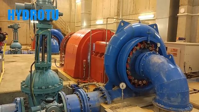 Francis turbine running in Hydropower Station смотреть онлайн