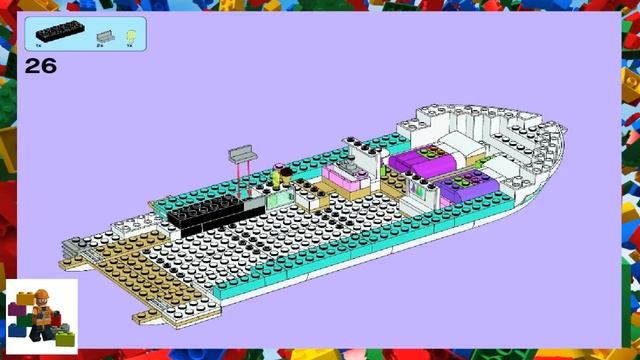 LEGO instructions - LEGO Friends - 41015 Dolphin Cruiser (Book 1) смотреть онлайн