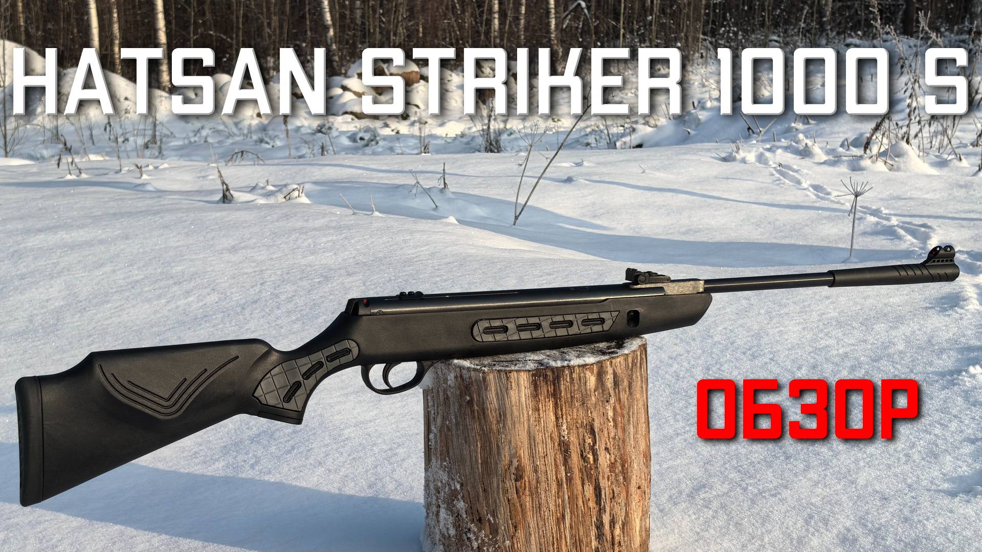 Hatsan Striker 1000S ОБЗОР пневматической винтовки Хатсан Страйкер 1000s смотреть онлайн
