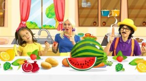 Fruits & Vegetables Song - Kids Songs with Dana