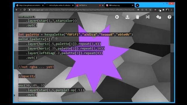 hydra meetup #4: ritchse - Antlia: using geometry, color and interactivity inside Hydra смотреть онлайн