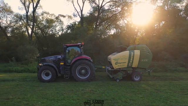 🍀 poslední senáže na farmě Rajchart - 2x Case IH Puma 240CVX, Farmlift 742, Krone Comrprima V180xc смотреть онлайн