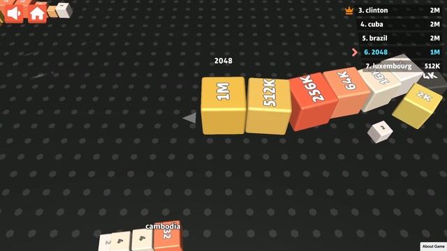 Cubes 2048.io Game 🎲 1 000 000 000 🎲 CUBES SNAKE 2048.io Gameplay смотреть онлайн