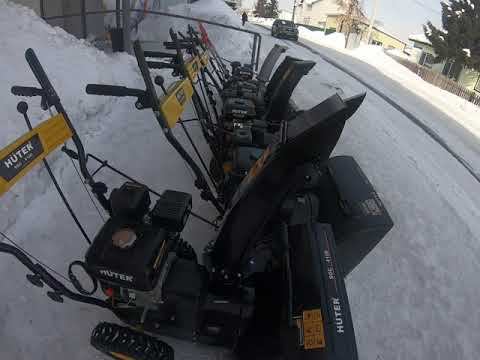 Снегоуборочная машина Huter 4100 ОБЗОР / Купил Экшн камеру GO PRO Hero 7 Black смотреть онлайн