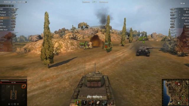 Т-44, Южный берег, Стандартный бой смотреть онлайн