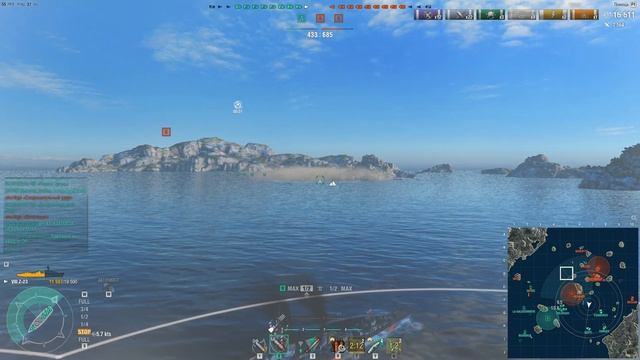 Назойливые Мухи! Бой на Эсминце Z 23. World Of Warships смотреть онлайн